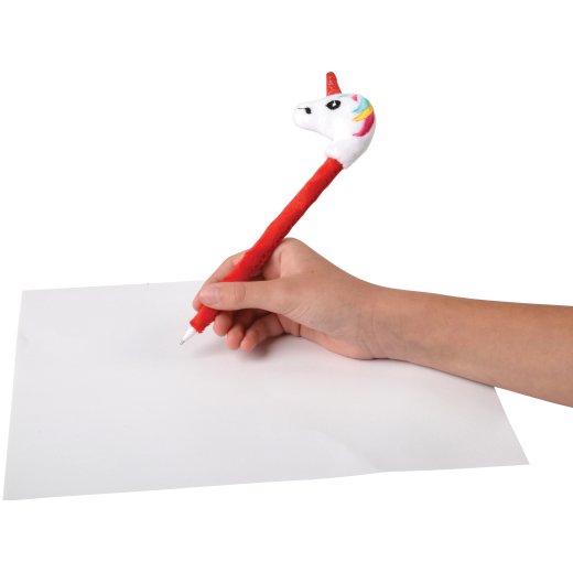 Sensory Soft Plush Unicorn Pen - Set of 12