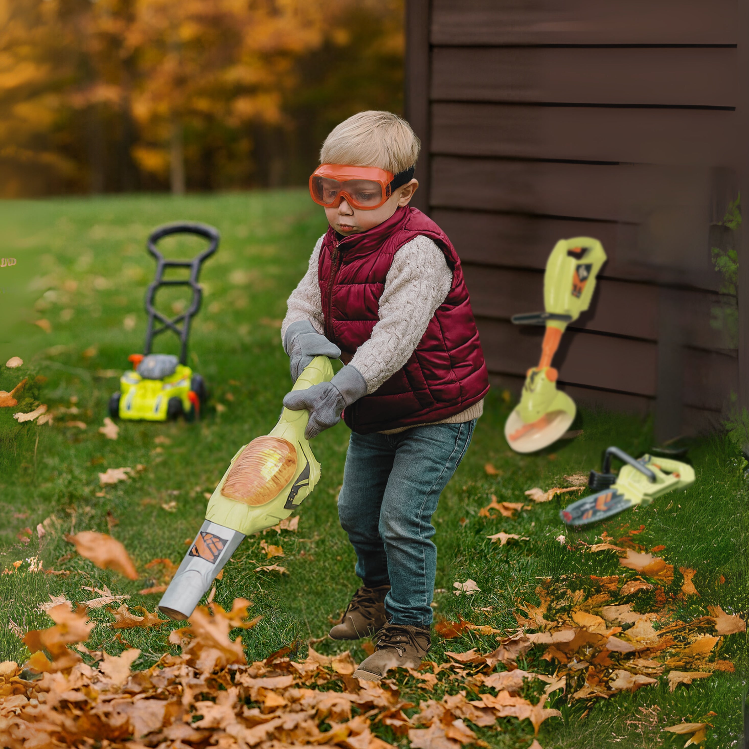 Kids' Power Gardening Tool Set with Realistic Sounds