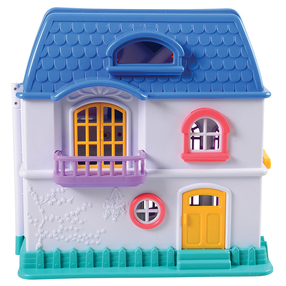 Back View of Happy Home Take-Along Doll House