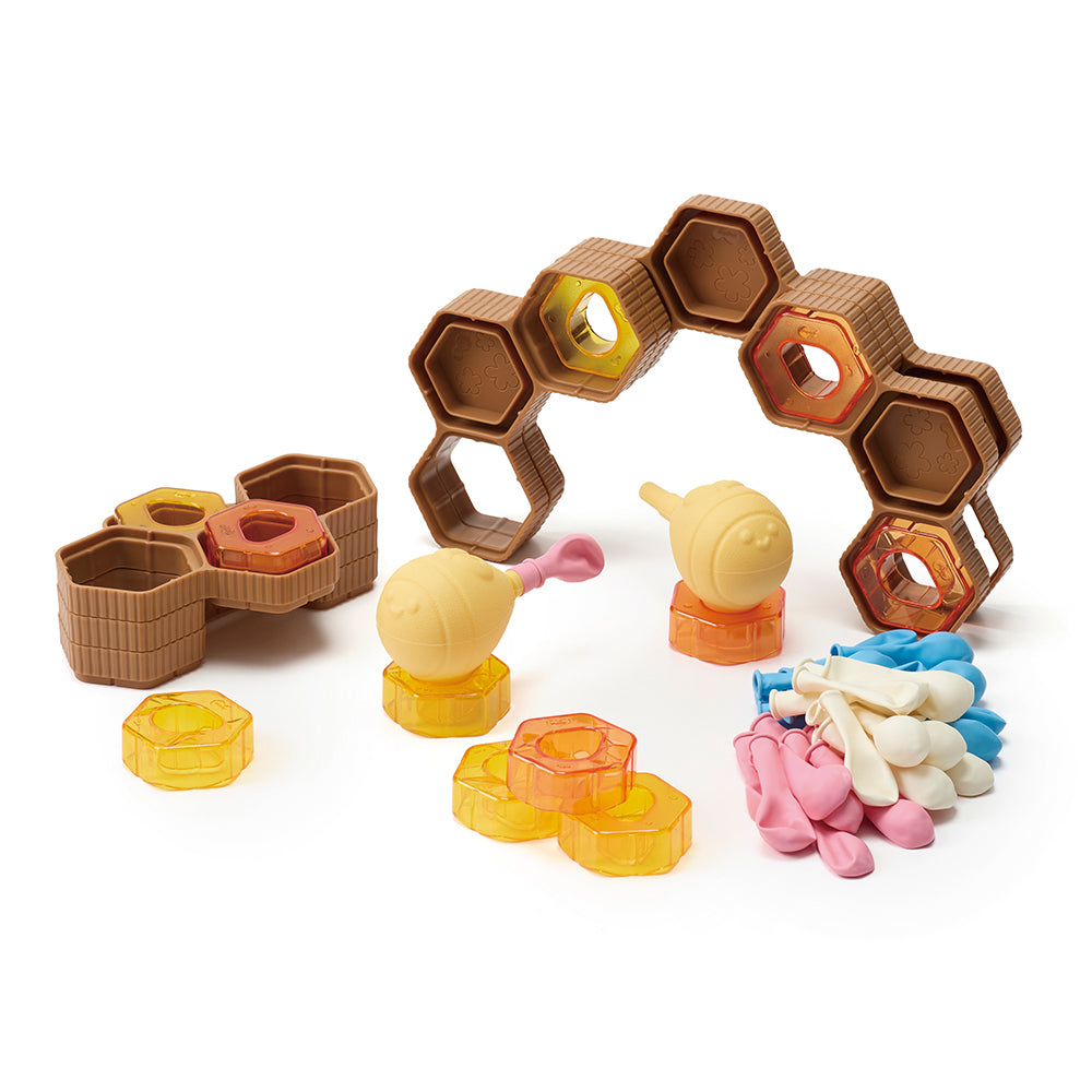 Squeezy Bee Blocks | Buzz & Build Beehive Challenge Play Set