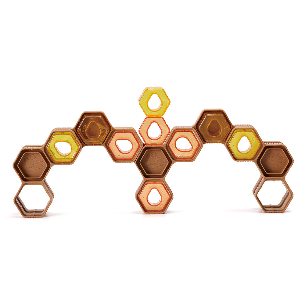 Squeezy Bee Blocks | Buzz & Build Beehive Challenge Play Set