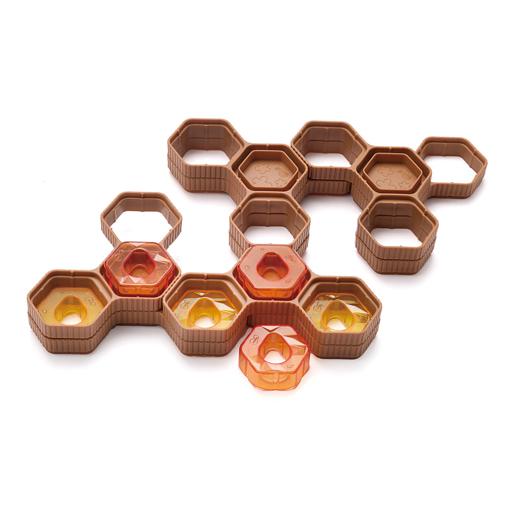 Squeezy Bee Blocks | Buzz & Build Beehive Challenge Play Set
