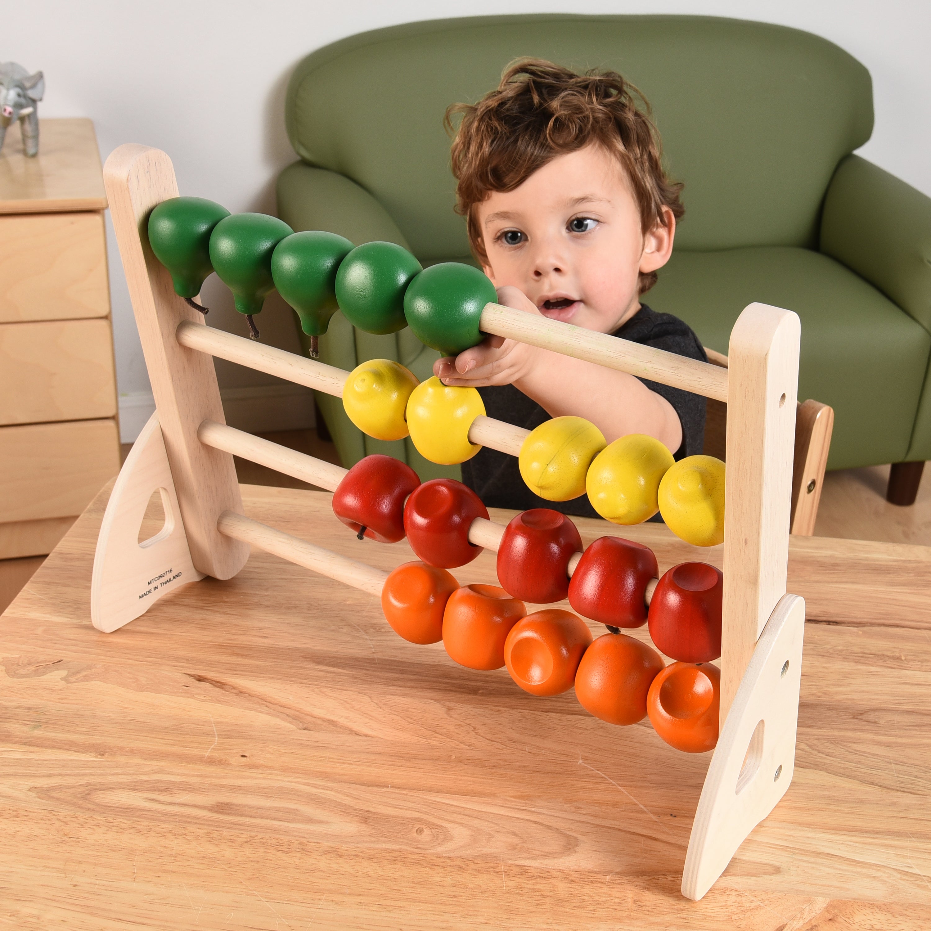 Learning to Count with Fruit Themed Abacus
