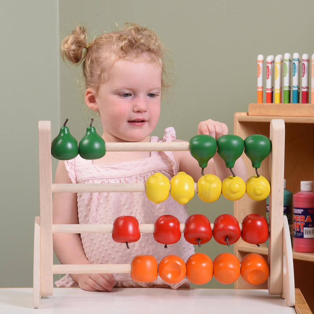 Reinforcing Counting Skills with Toy Abacus