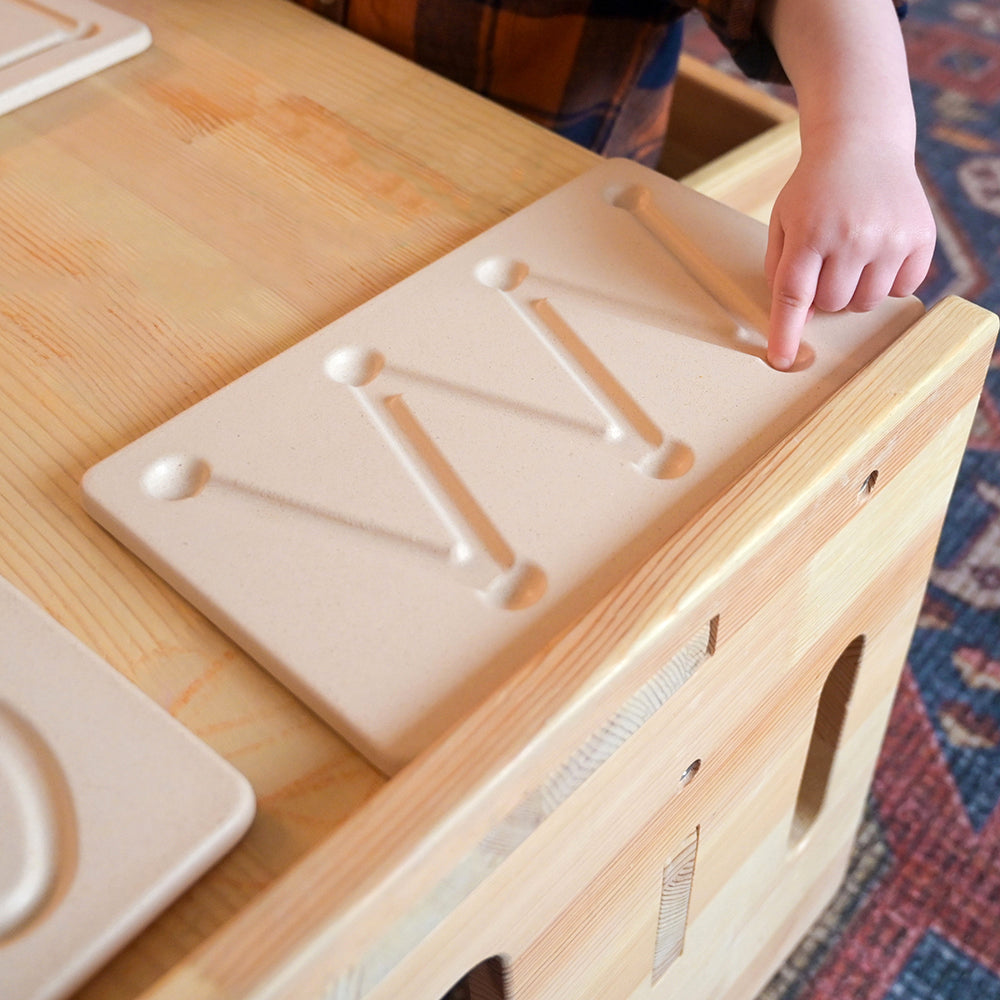 Close-up of Wooden Breathing Board