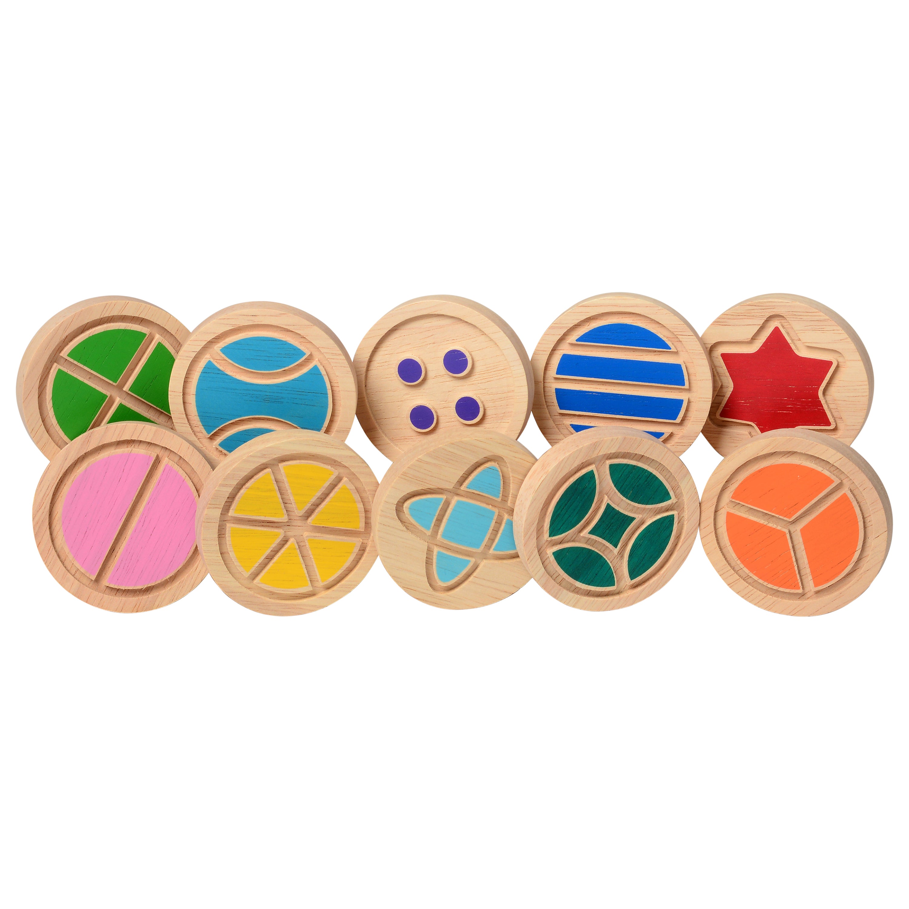 Wooden Tactile Discs