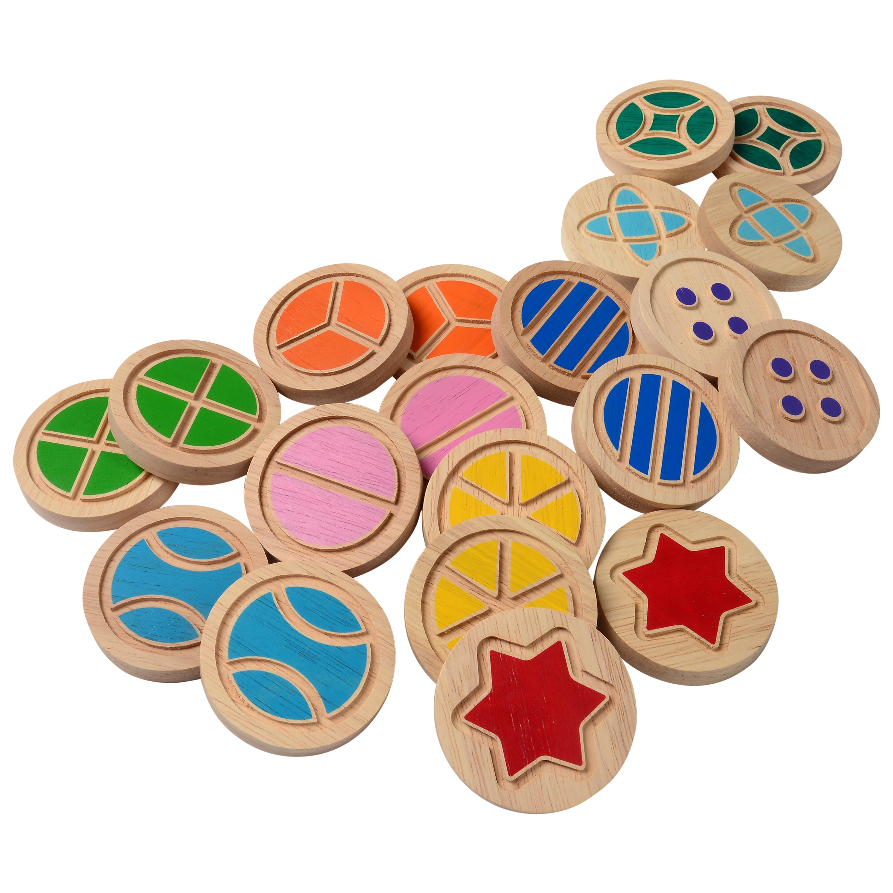 Wooden Tactile Discs
