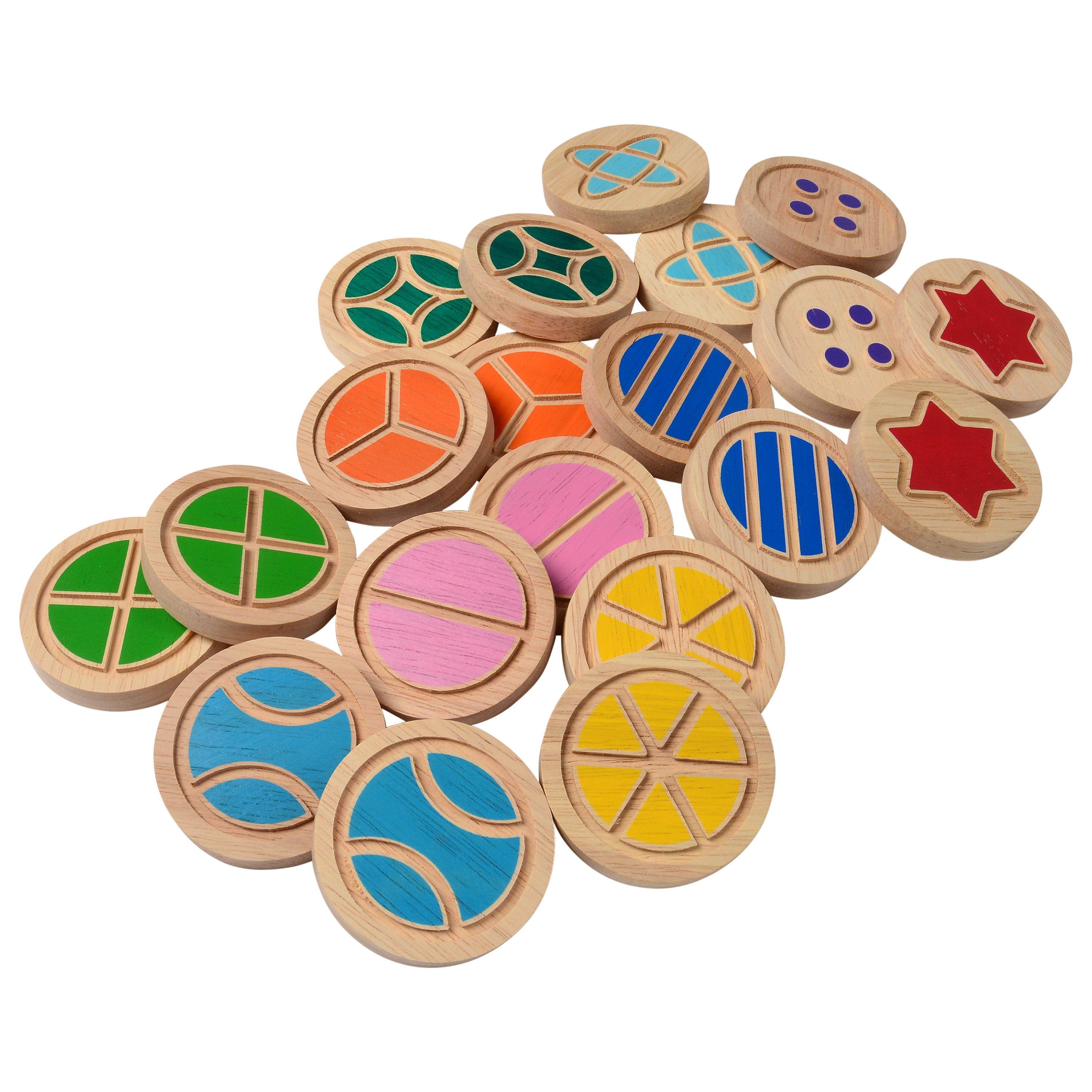 Wooden Tactile Discs
