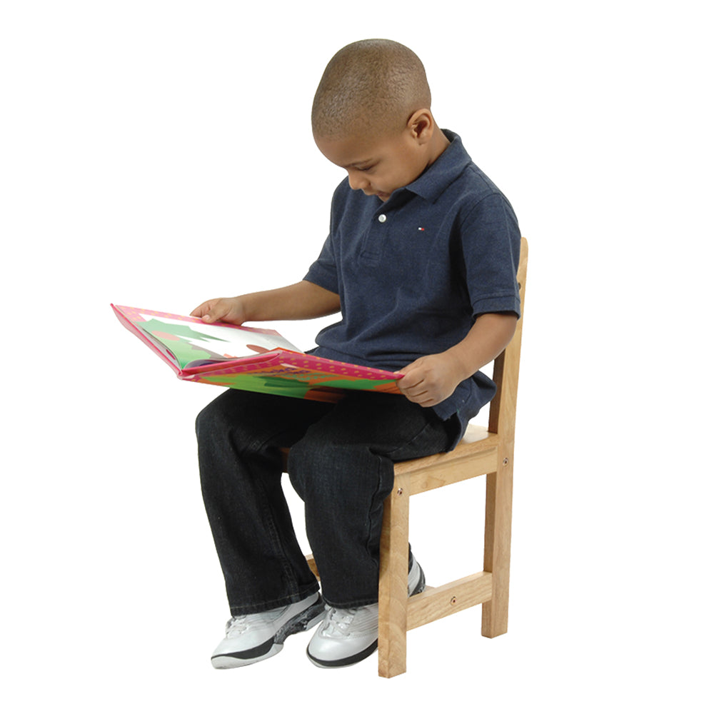 Kid-Sized Solid Hardwood Chair