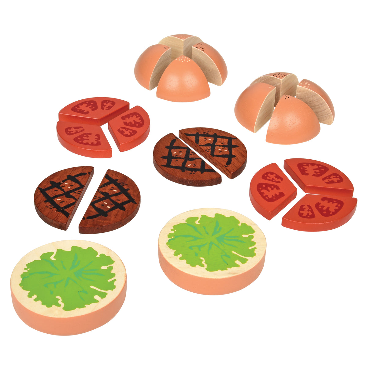 Fraction Burgers/ Set of 2