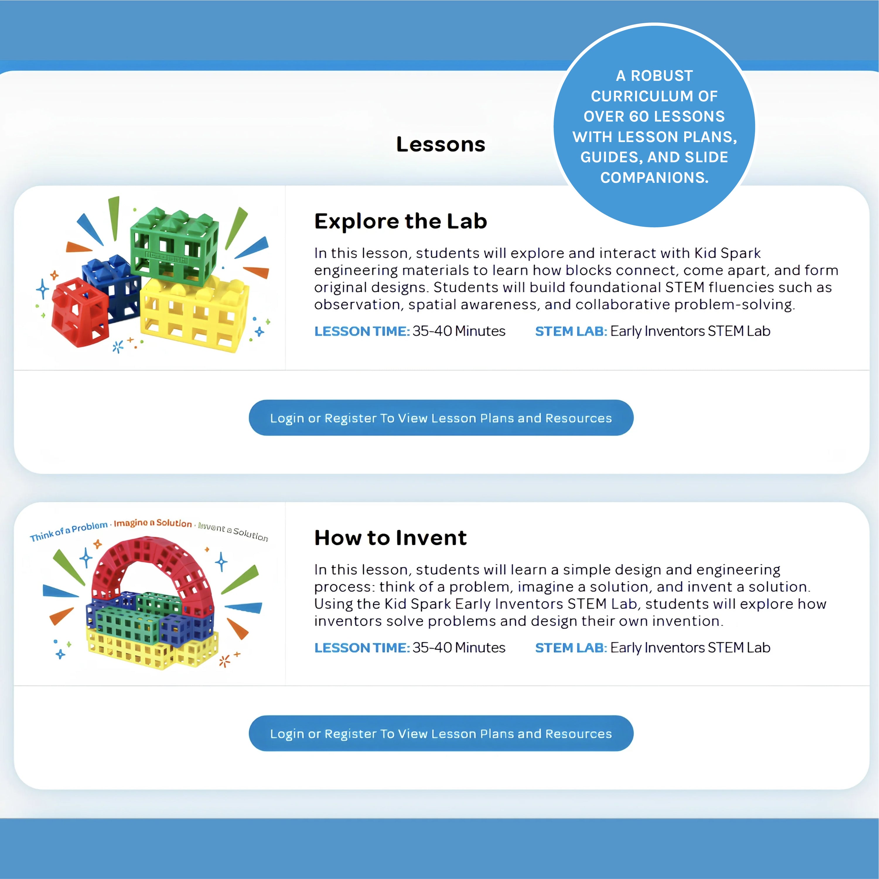 4-Student STEM & Literacy Program Package| PreK-1 | Kid Spark Education