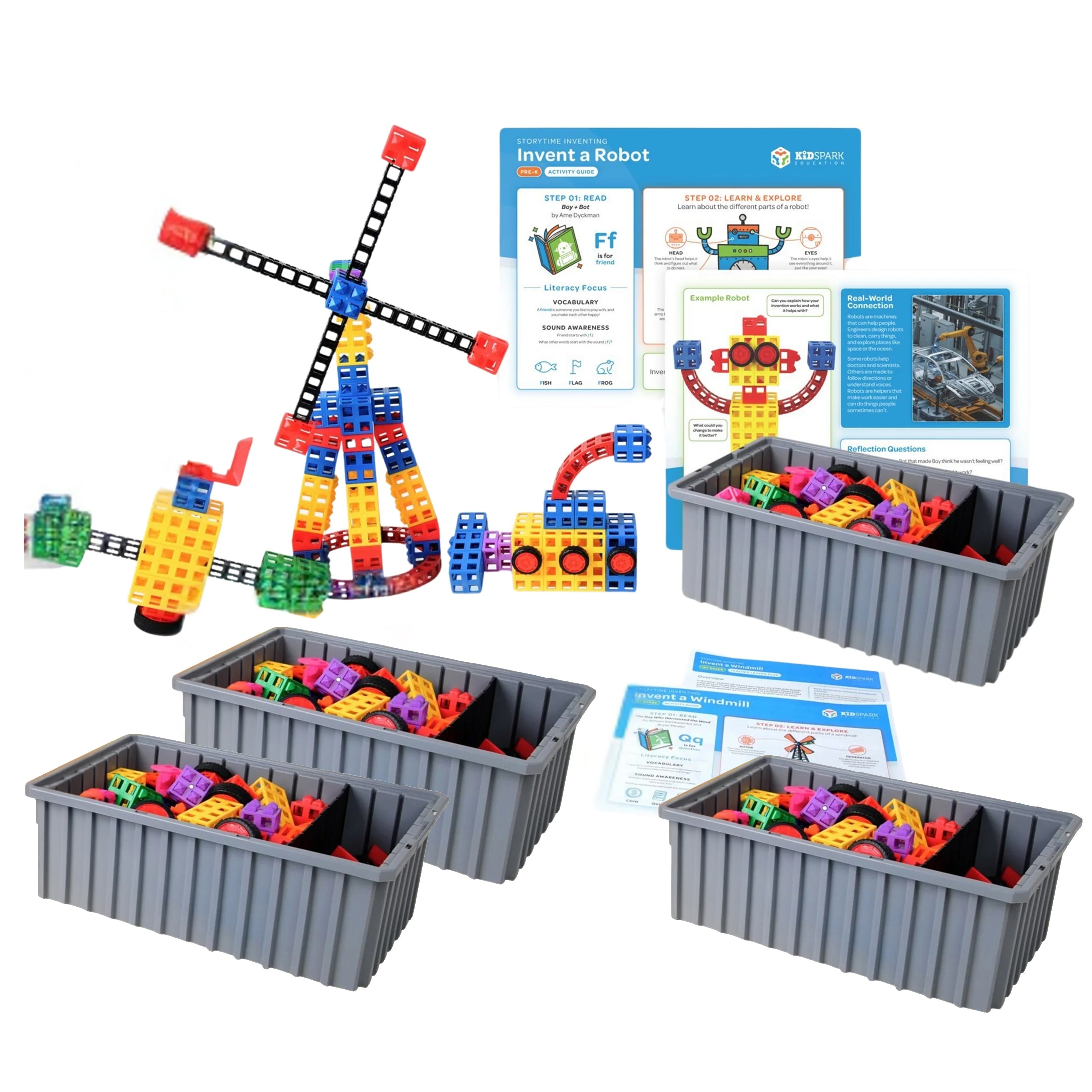 8-Student STEM & Literacy Program Package | PreK-1 | Kid Spark Education