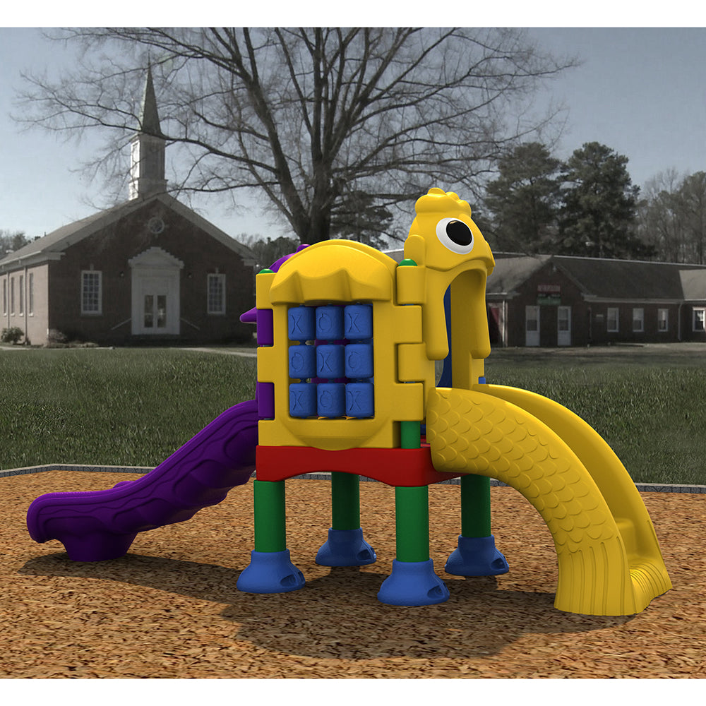 Octopod Preschool Playground Structure Shown Outside