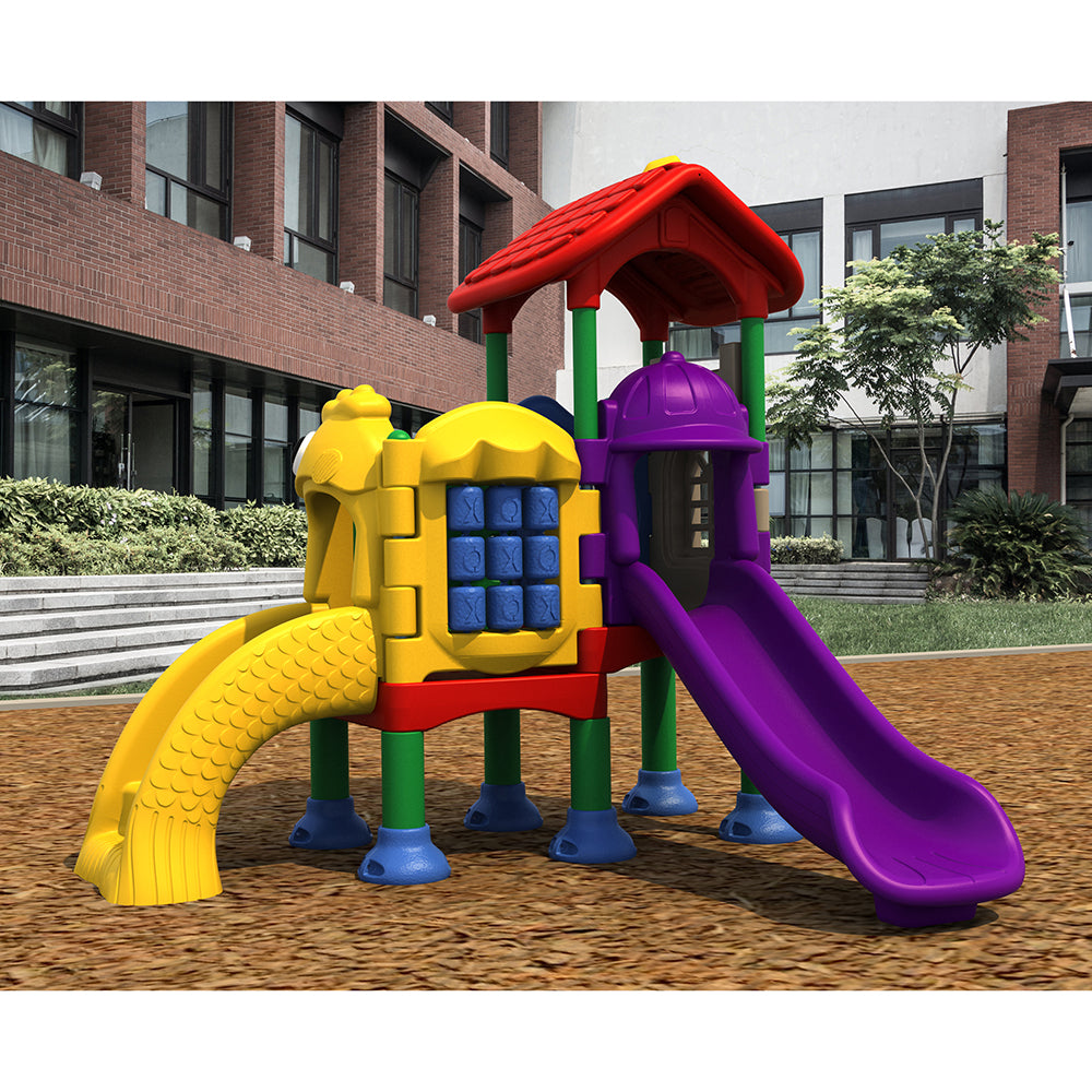 Sunnyside Lodge Preschool Playground Shown Outside
