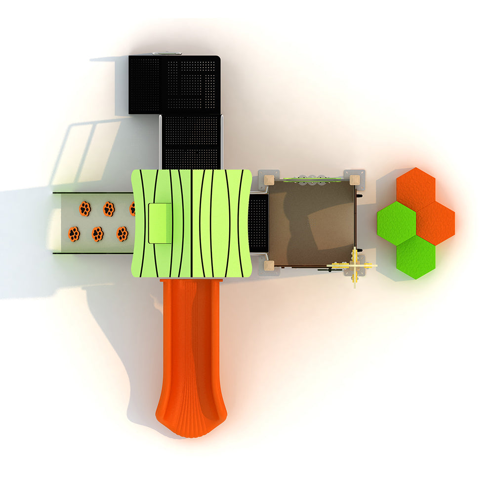 Top View of Little Buena Vista Eco-Wood Preschool Playground