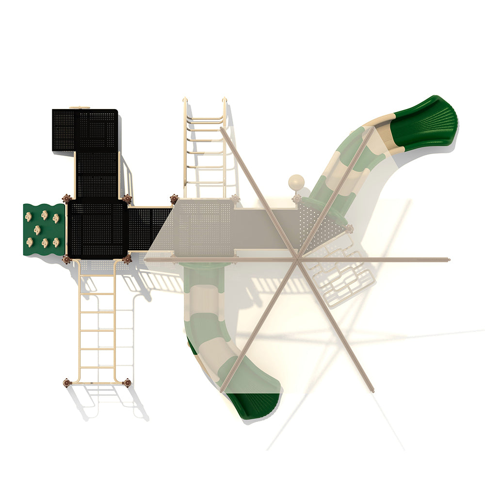 Top View of Cheetah Challenge Playground | Active Play & Creative Exploration for Ages 5-12
