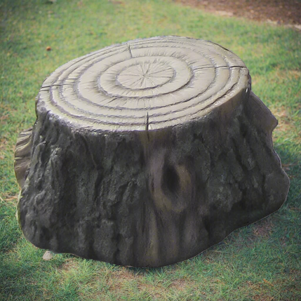 6-Inch Realistic Tree Stump | Natural Playground Element