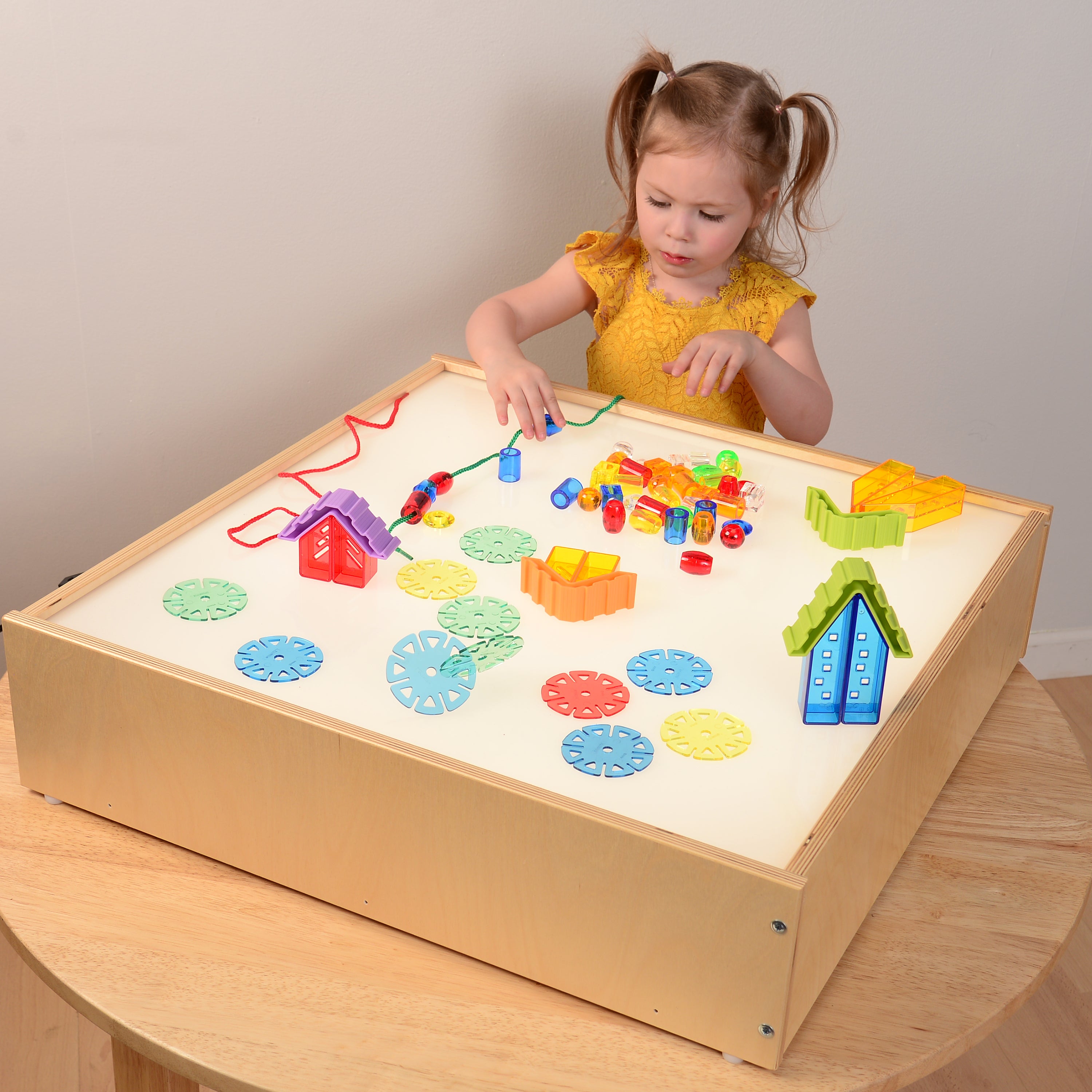 Wooden Tabletop LED Light Box
