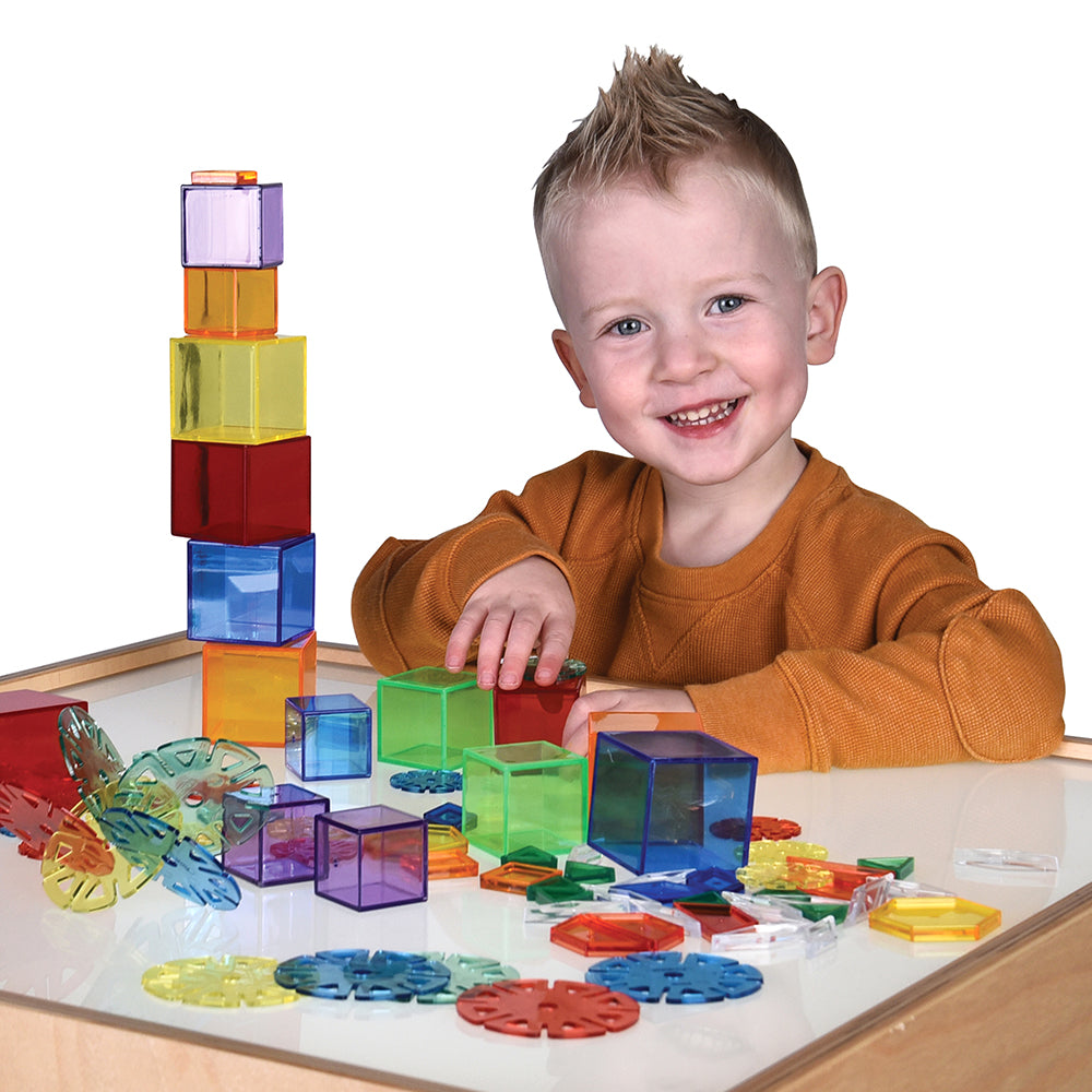 Learning with tabletop light box