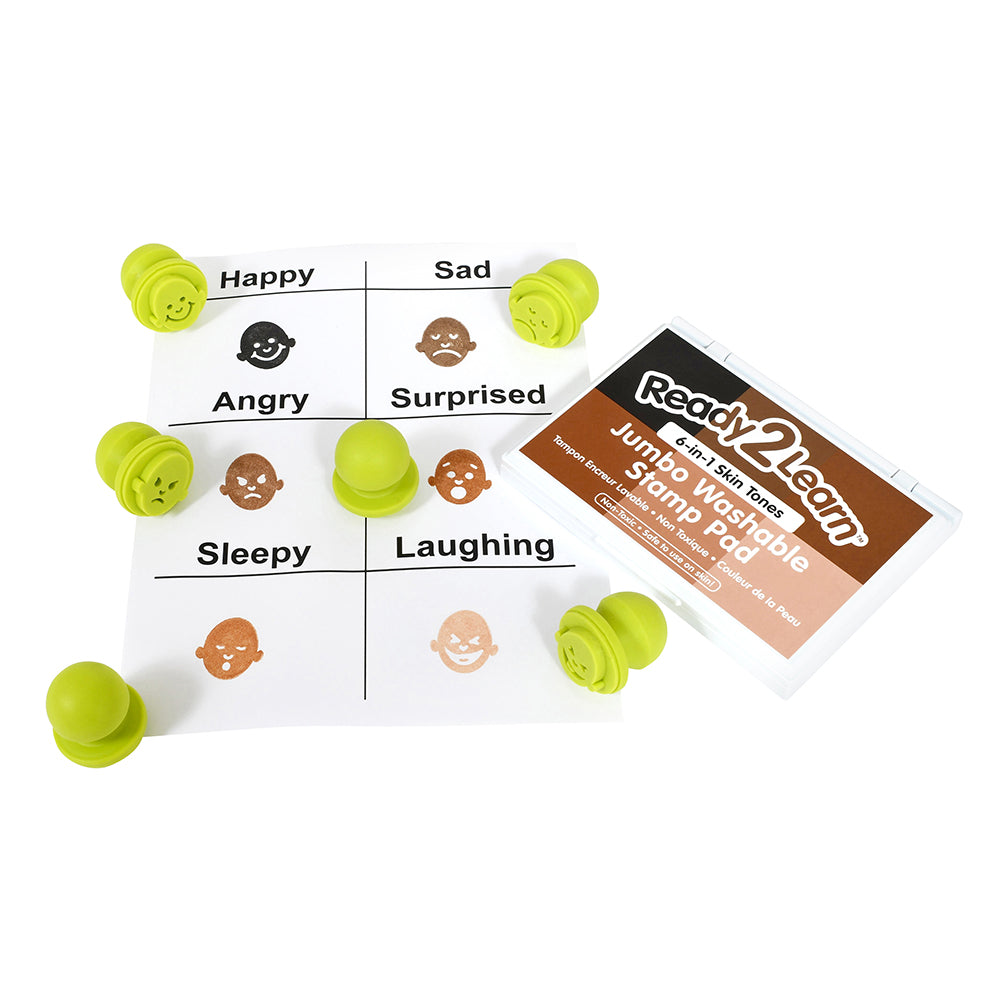 Emotion Stampers with Skin Tone Ink Pad