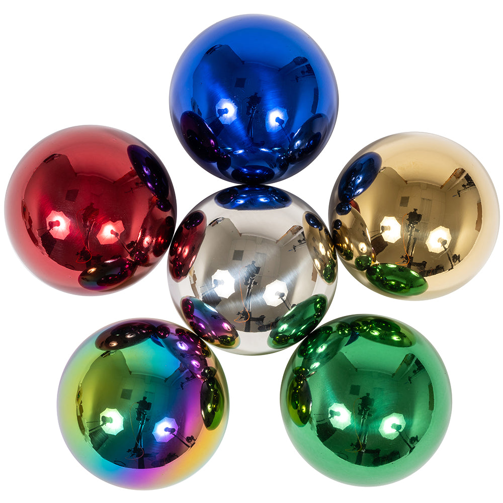 Six Colored Sensory Mirrored Balls