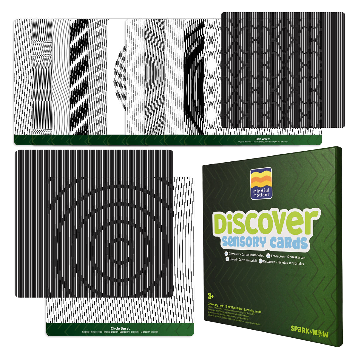 Mindful Motions Discover Sensory Cards | Optical Illusion Activity Set