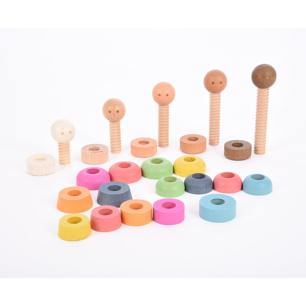 DIY Stackable Rainbow Community People