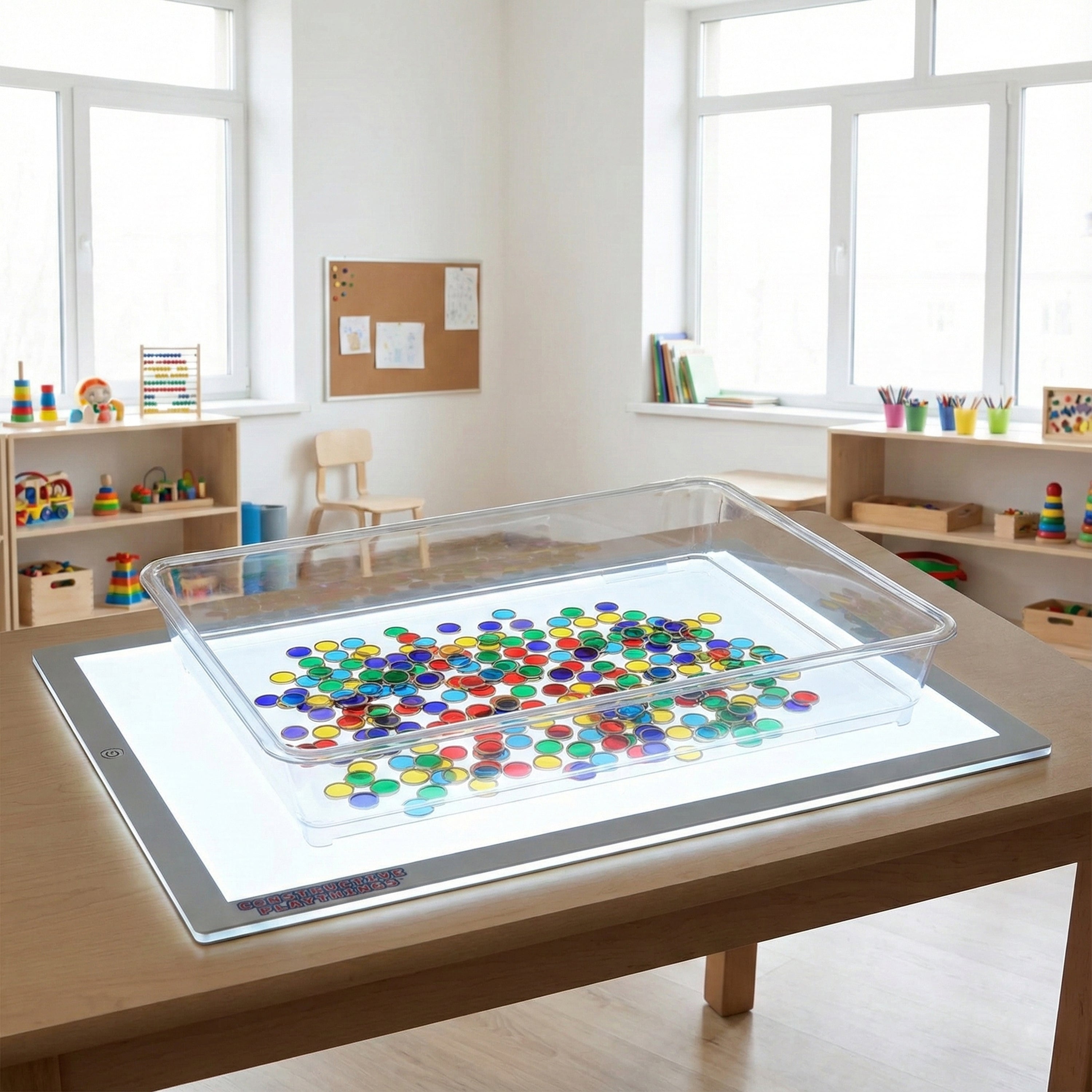Light Panel Exploration Tray