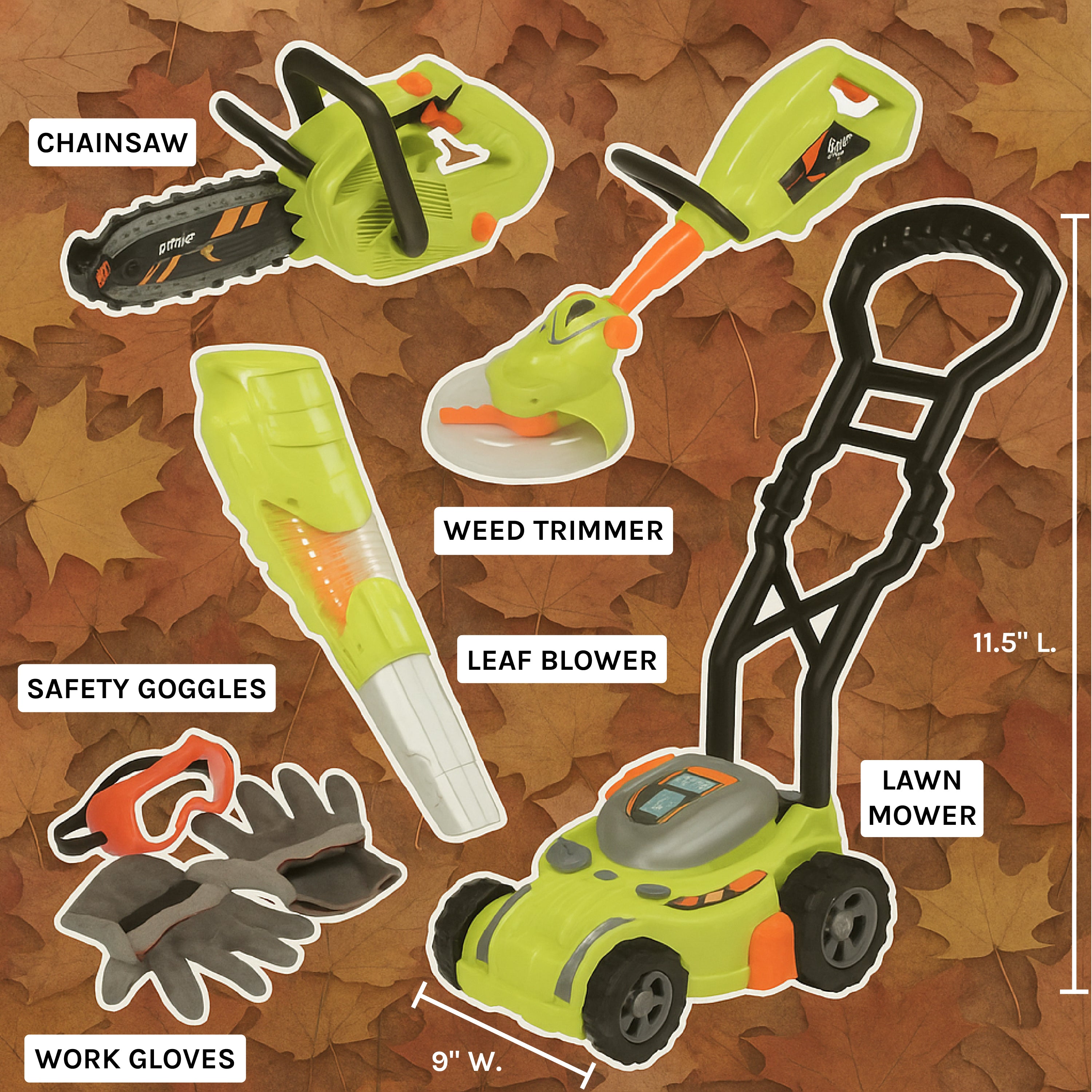 Kids' Power Gardening Tool Set with Realistic Sounds