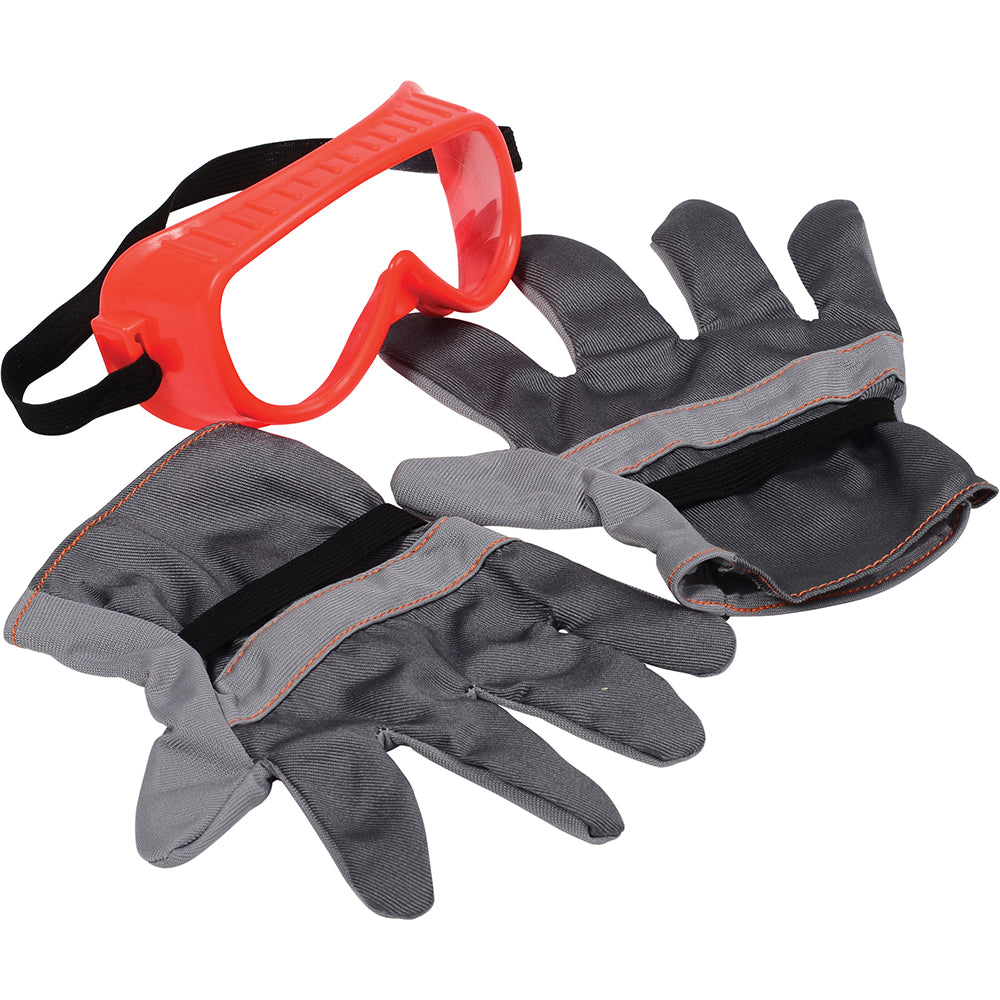 Realistic Pretend Play Goggles & Work Gloves