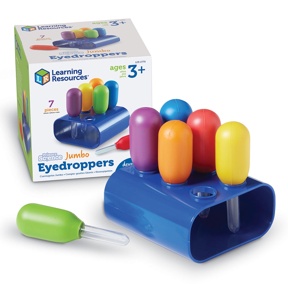 Primary Science Jumbo Eyedroppers with Stand