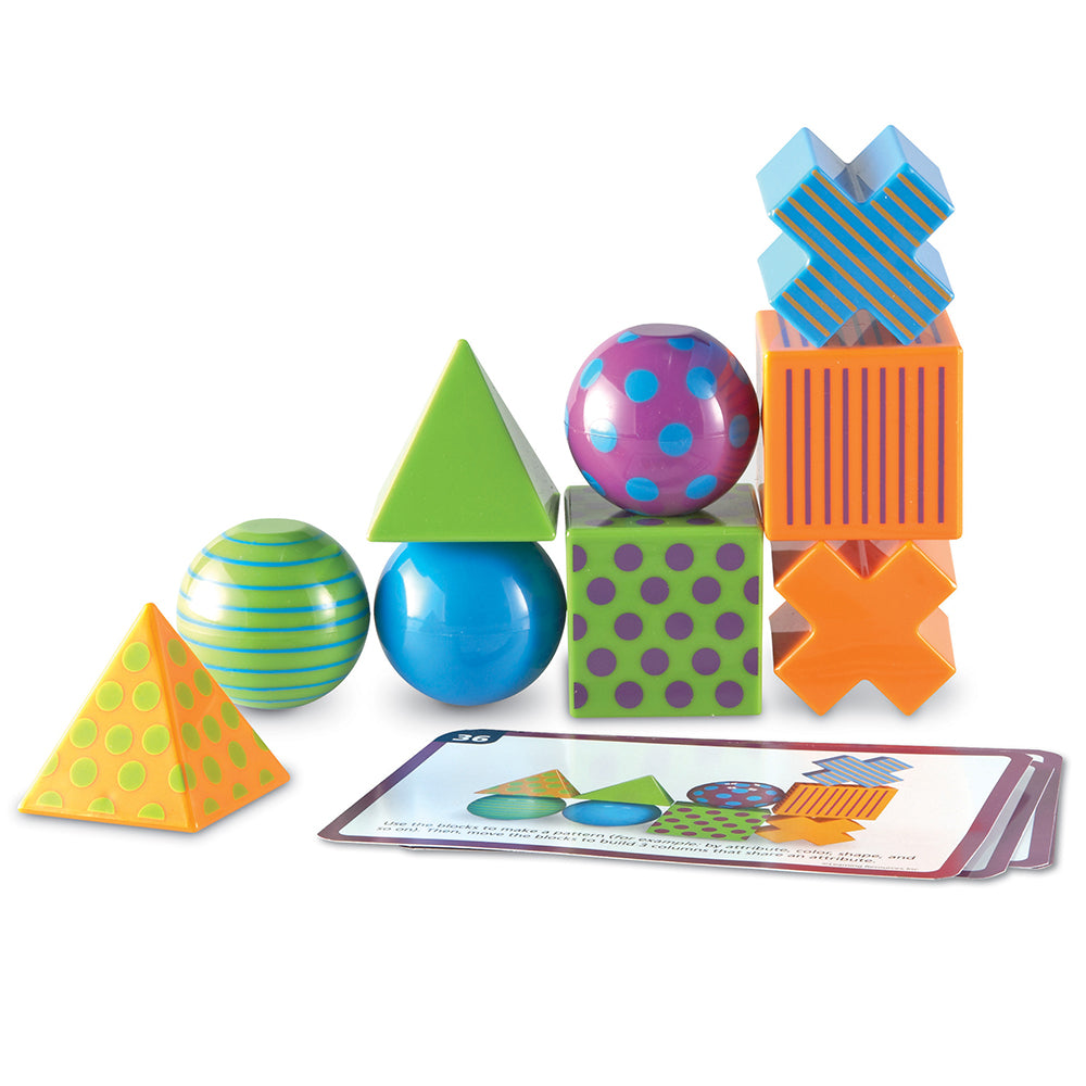 Critical Thinking Puzzle Game for Kids – 20 Activity Cards & Multicolor Blocks – Spatial Reasoning, Pattern Matching & STEM Learning, Ages 5-13