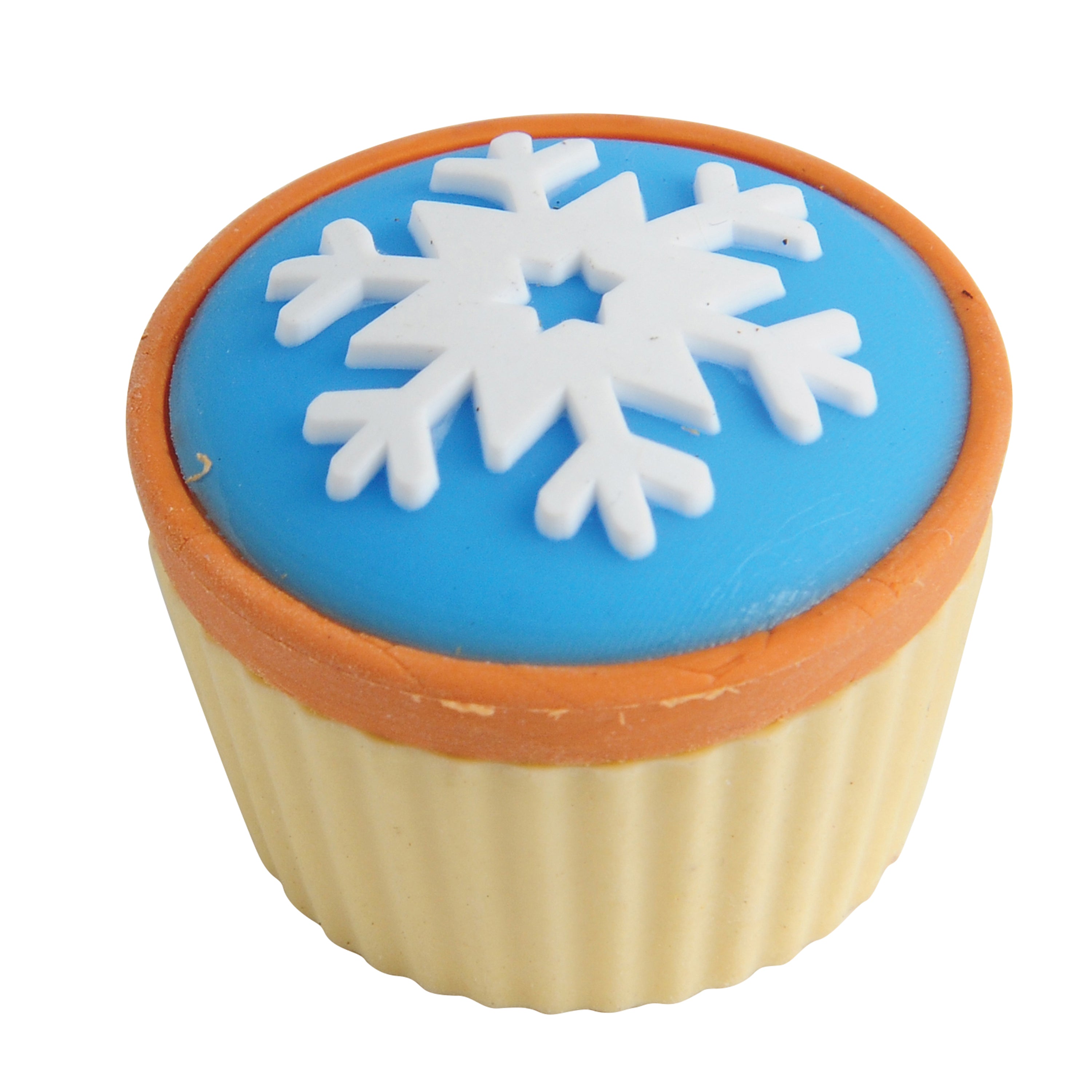 Snowflake Cupcake Erasers – Classroom Rewards