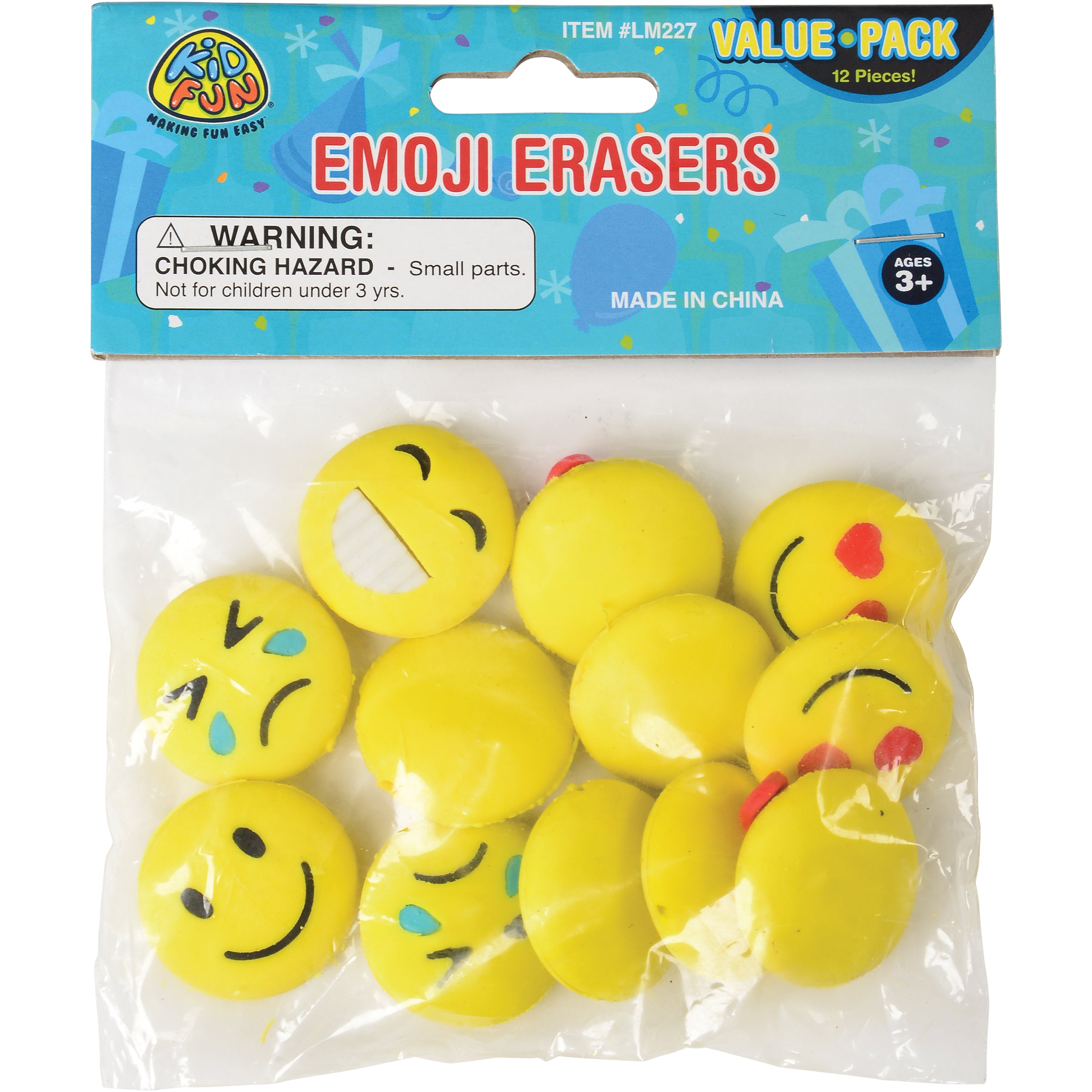 Emotions Erasers – Set of 12