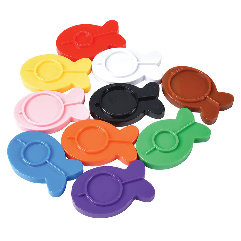 Colorful Plastic Fish of Learning Colors Fish Bowl | Interactive Color Recognition Toy