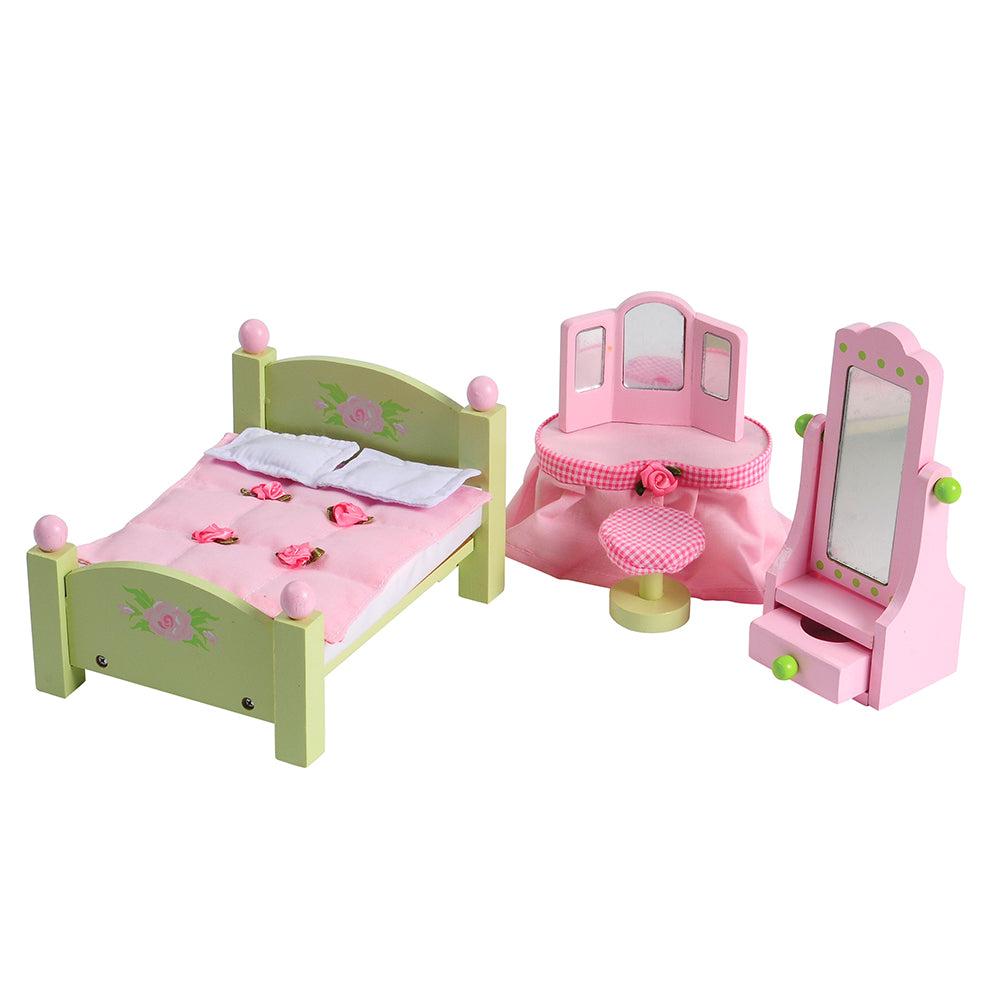 Wooden Fairytale Bedroom Furniture Playset