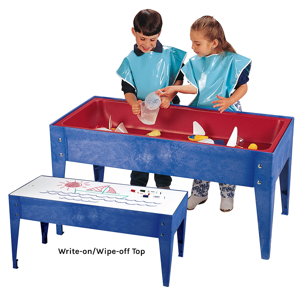 Toddler Sand & Water Table with Write on/ Wipe Off Top