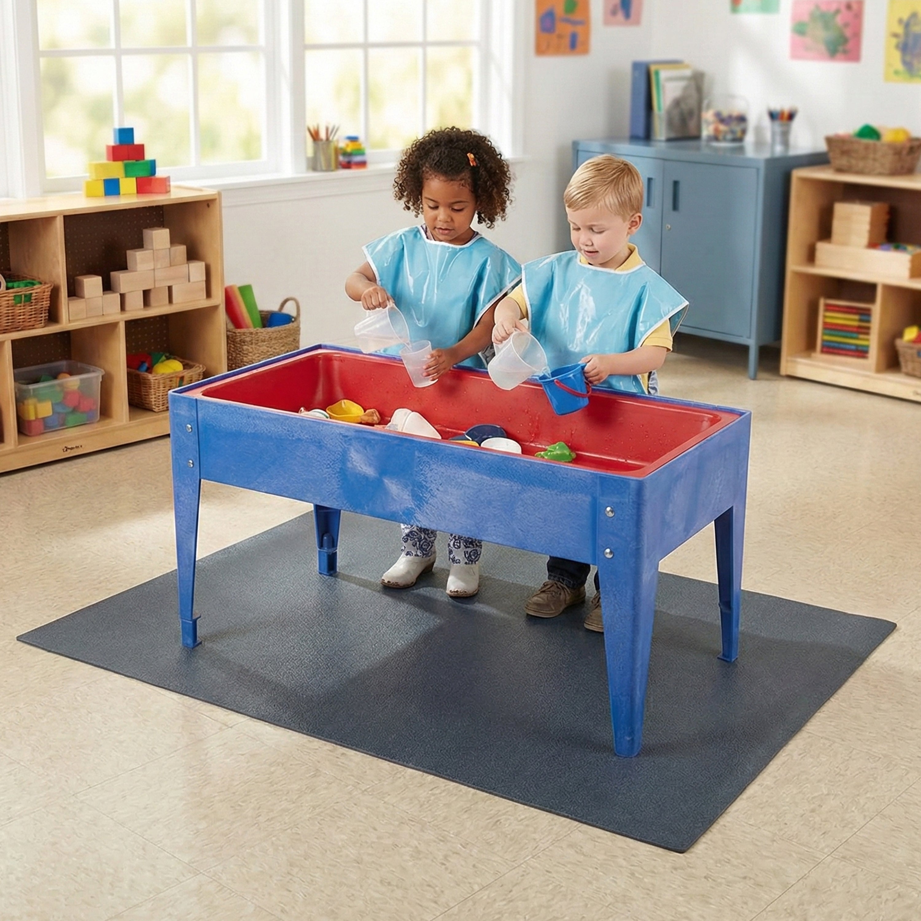 Toddler Sand & Water Table for Indoor and Outdoor Learning Environments