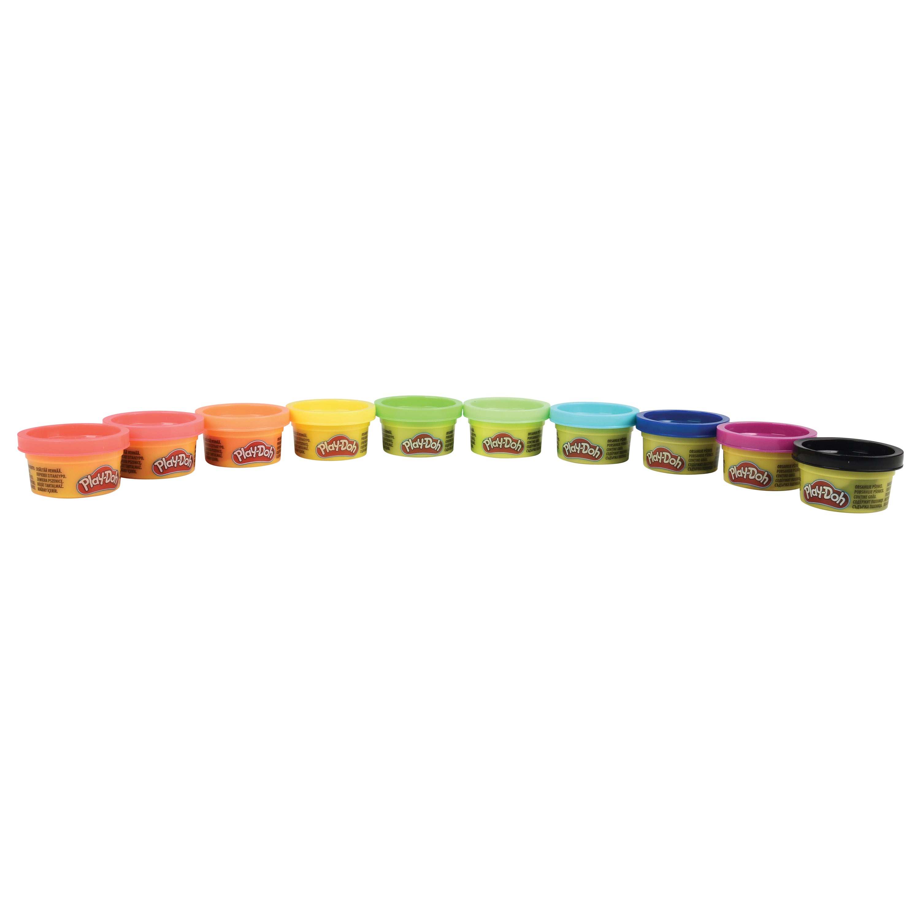 Play-Doh Mini Dough Classroom Pack – 10 Individual Tubs for Ages 2+