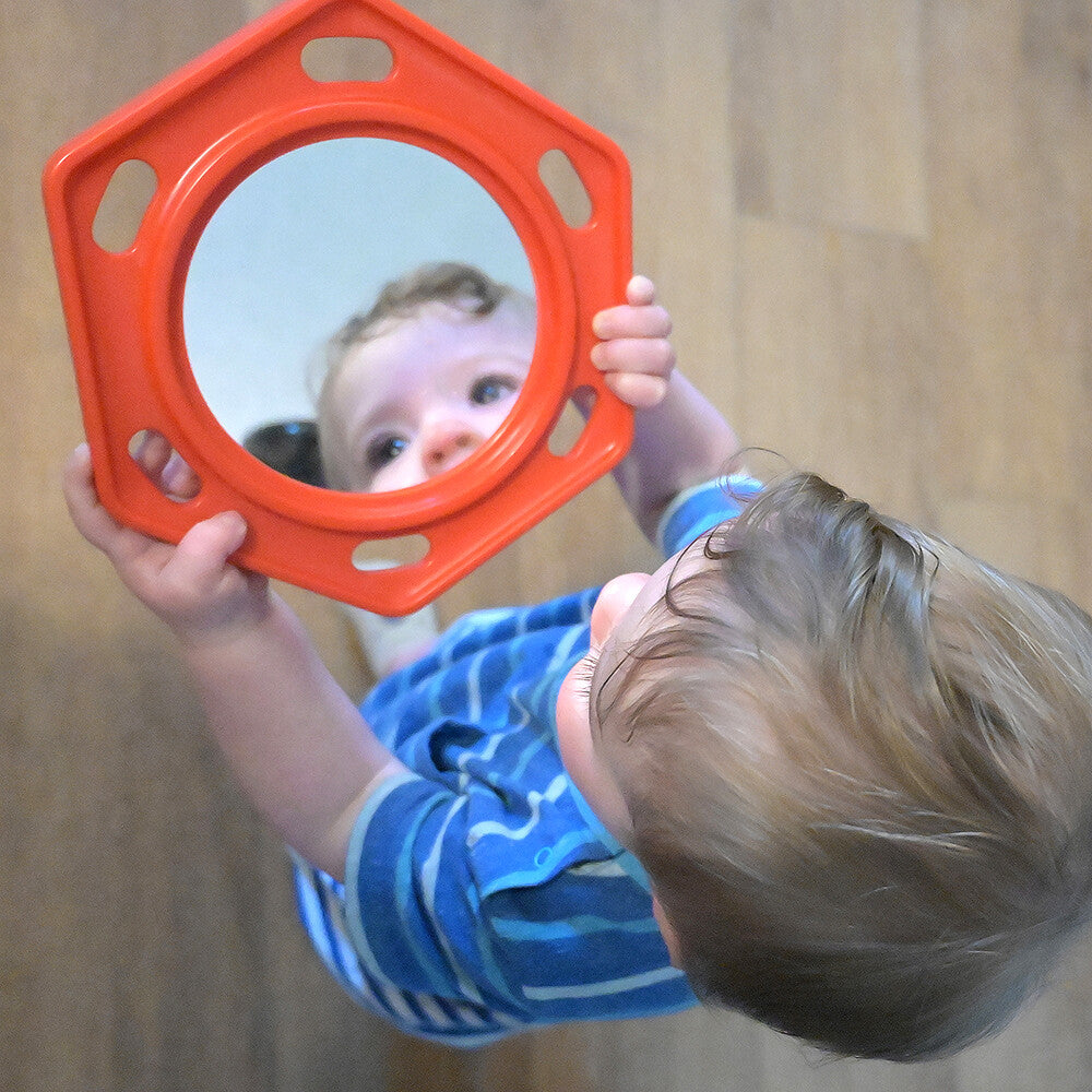 Discovering Self with Baby Mirror