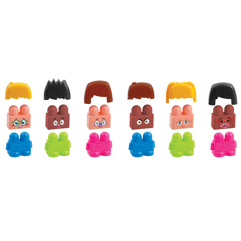 Super Emoti Blocks | Emotion Exploration Set with 18 Interchangeable Pieces & a 100 Possibilities