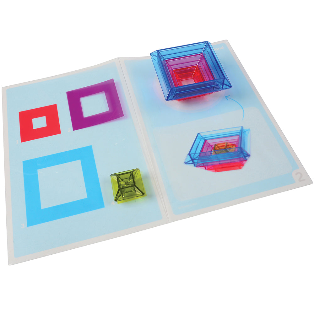 Building Translucent Stacking Pyramids