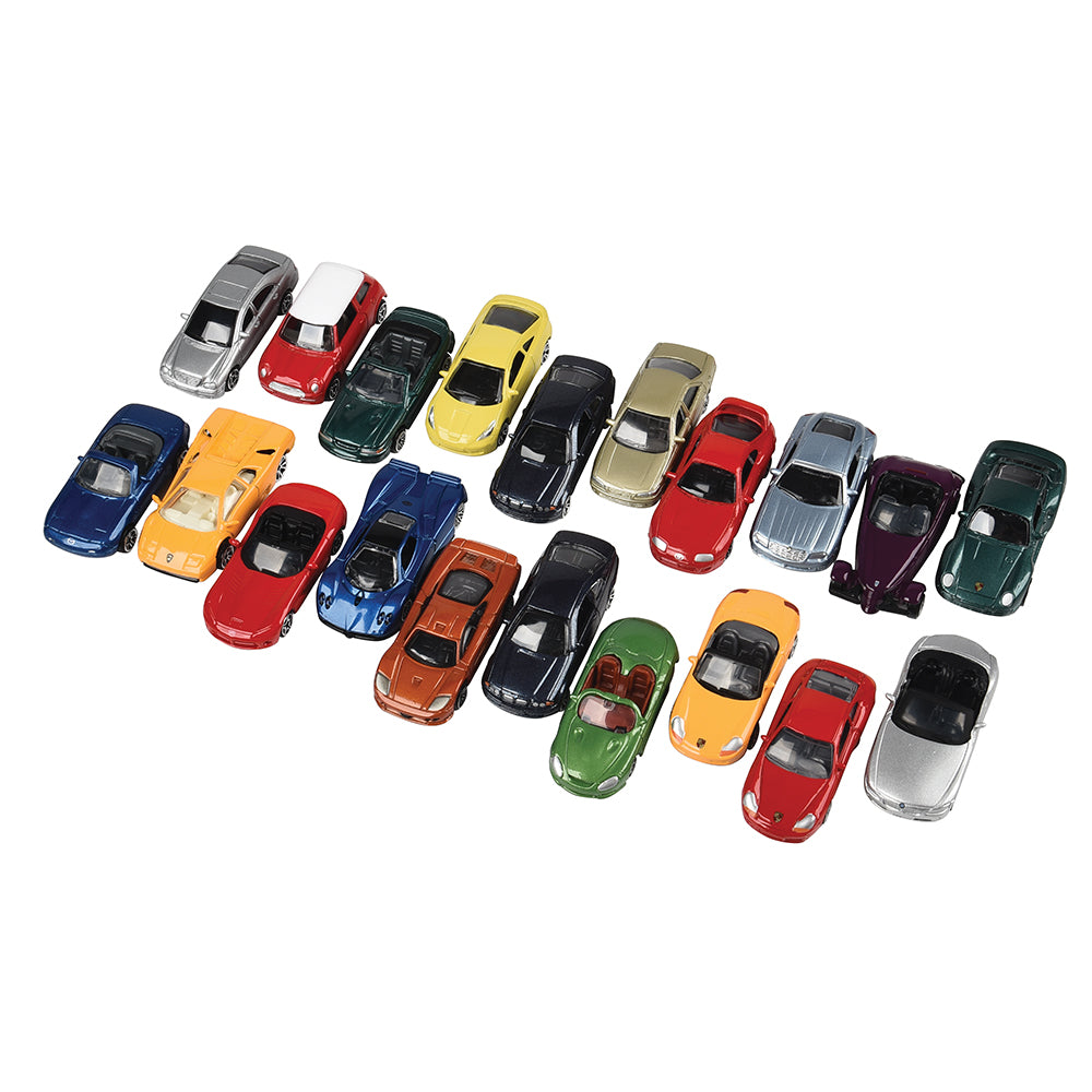 Authentically Designed Die-Cast Cars | 20 Piece Set
