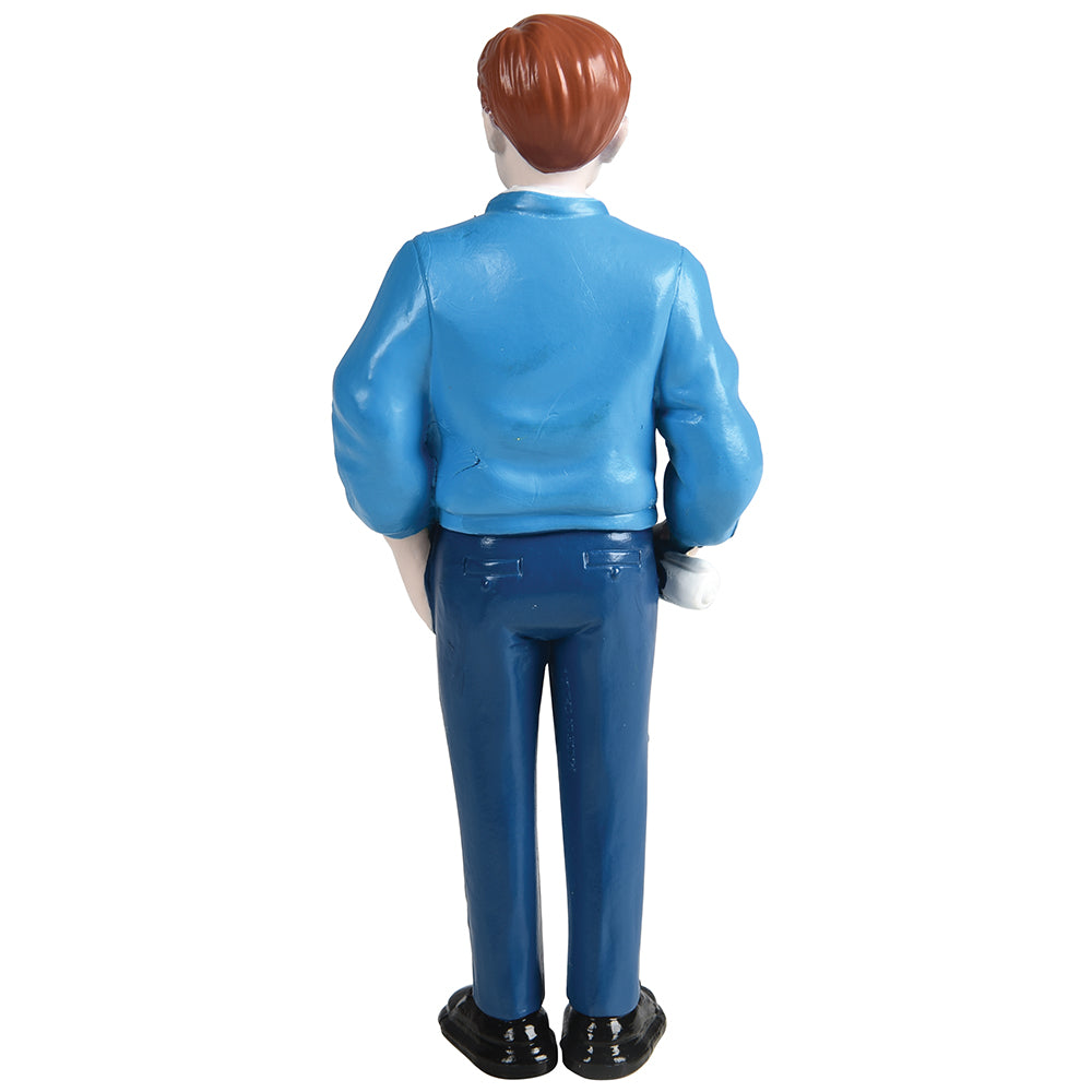 Caucasian Pretend Play Father Figure | Back View