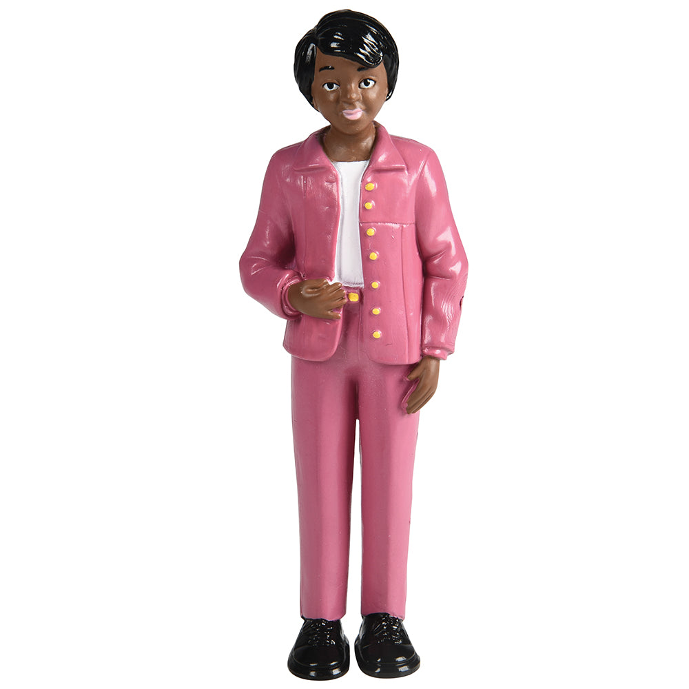 Front View of African American Mom Figure