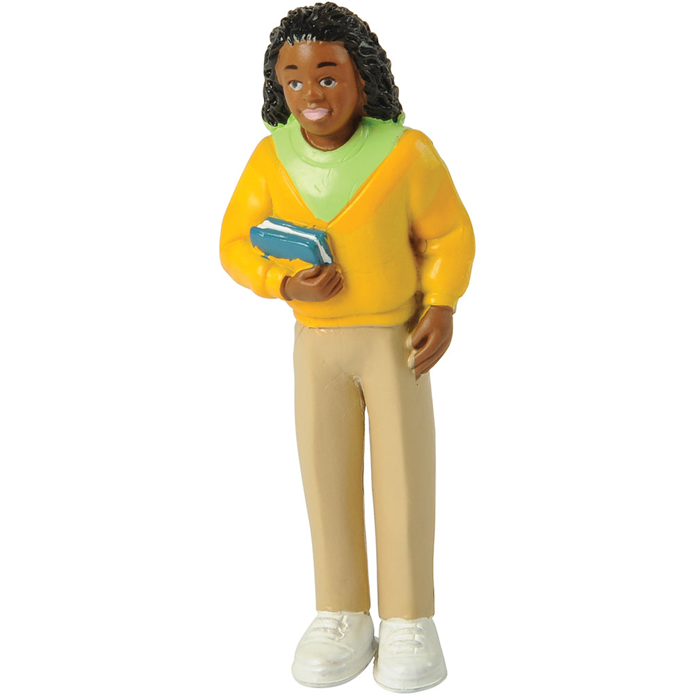 Pretend Play Family African American Sister Individual Figure