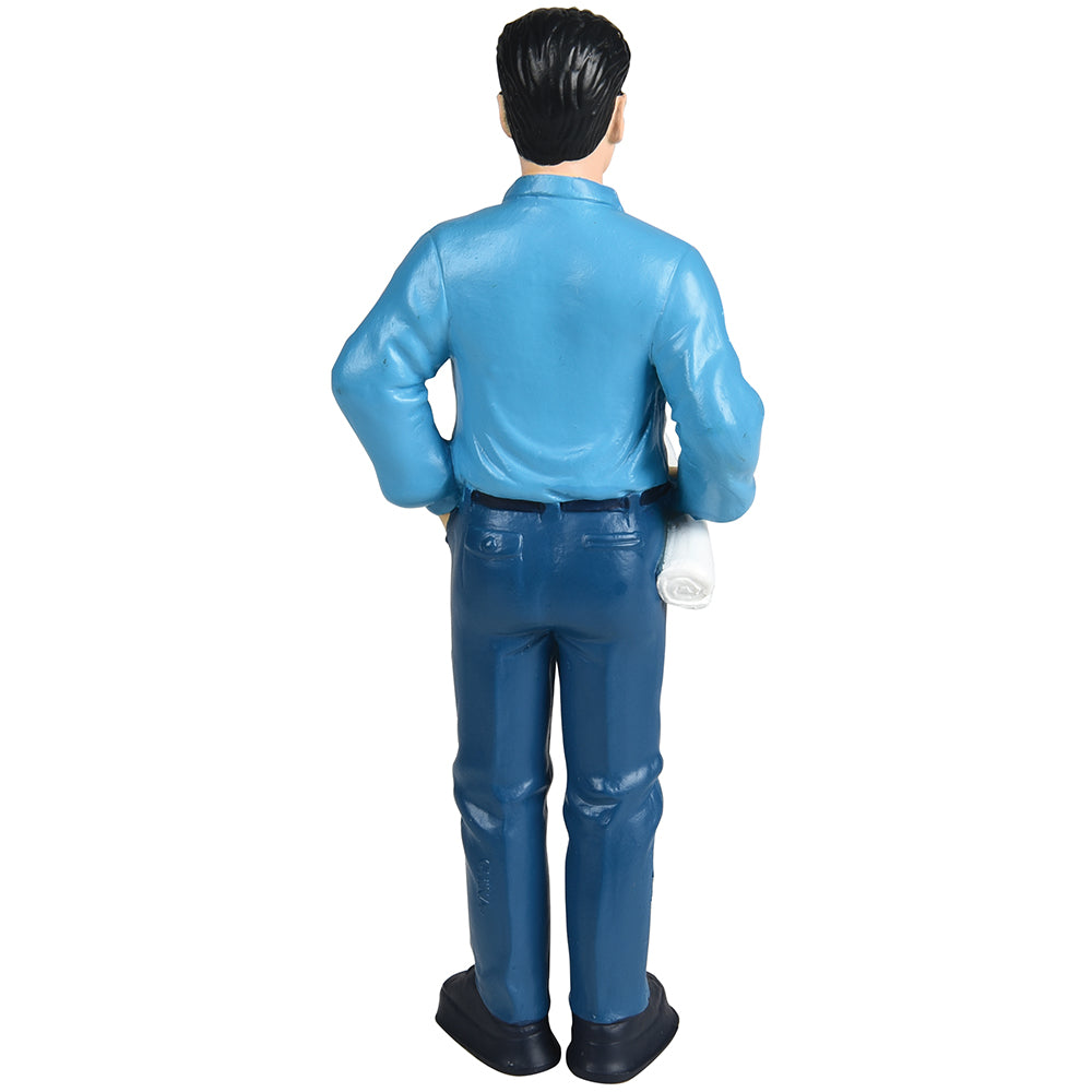Back View of Hispanic Dad Figure