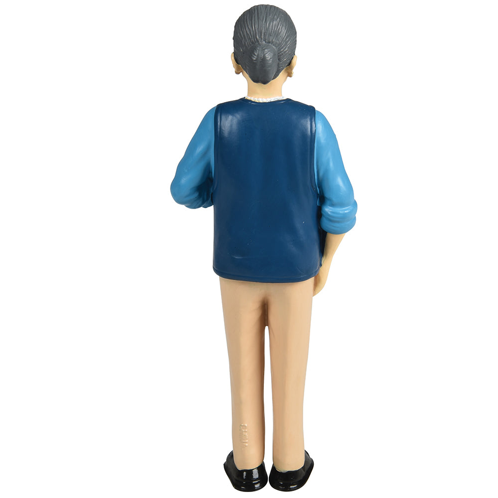 Back View of Asian Grandma Figure