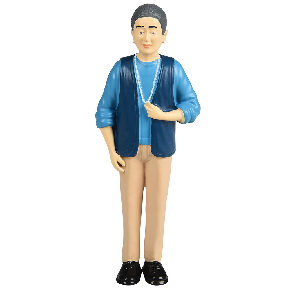 Front View of Asian Grandma Figure