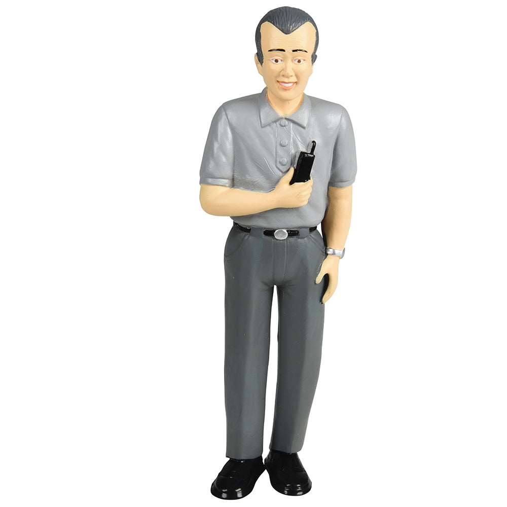 Front View of Asian Grandpa Figure